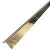 Coltar inox 20x20 mm auriu lucios 2700 mm - Profil tip L