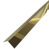 Coltar inox 30x30 mm auriu lucios 2700 mm - Profil tip L