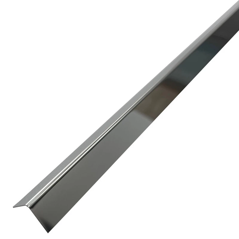 Coltar inox 15x15 mm crom lucios 2700 mm - Profil tip L