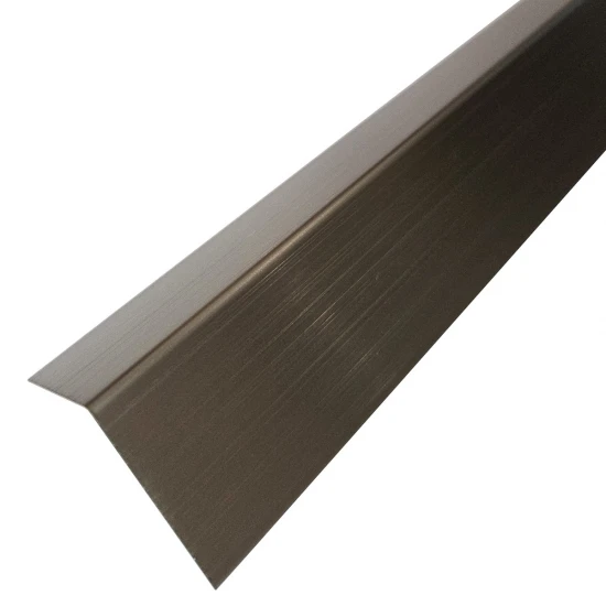 Coltar inox 30 x 30 mm auriu antic - tip L