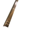 Coltar inox 15x15 mm cupru brush 2700 mm - Profil tip L
