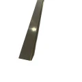 Coltar inox 15x15 mm cupru brush 2700 mm - Profil tip L
