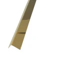 Coltar inox 30x30 mm auriu lucios 2700 mm - Profil tip L