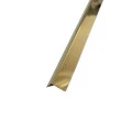 Coltar inox 15x15 mm auriu lucios 2700 mm - Profil tip L