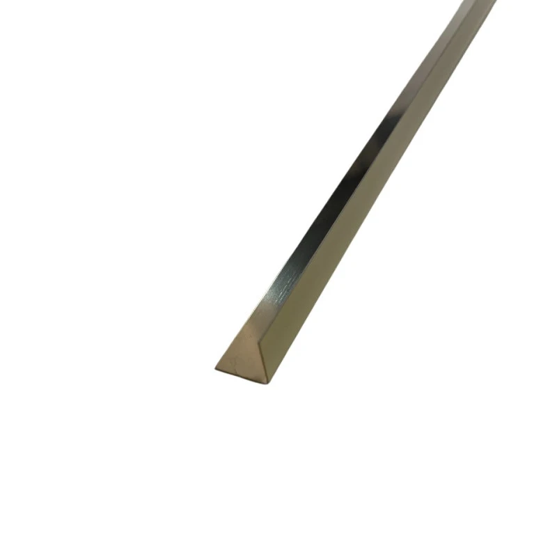 Coltar inox 15x15 mm auriu lucios 2700 mm - Profil tip L