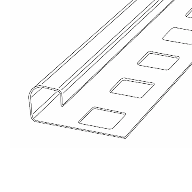 Profil colt exterior rotund inox auriu periat / mat 10 mm x 2700 mm