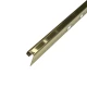 Profil colt exterior rotund inox auriu periat / mat 10 mm x 2700 mm
