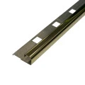 Profil inox colt exterior rotunjit 10x2700 mm gresie si faianta, auriu oglinda