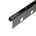 Profil inox colt exterior rotunjit 10x2700 mm gresie si faianta, crom brush