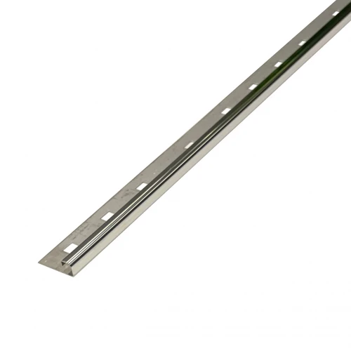 Profil inox colt exterior rotunjit 10x2700 mm gresie si faianta, crom oglinda