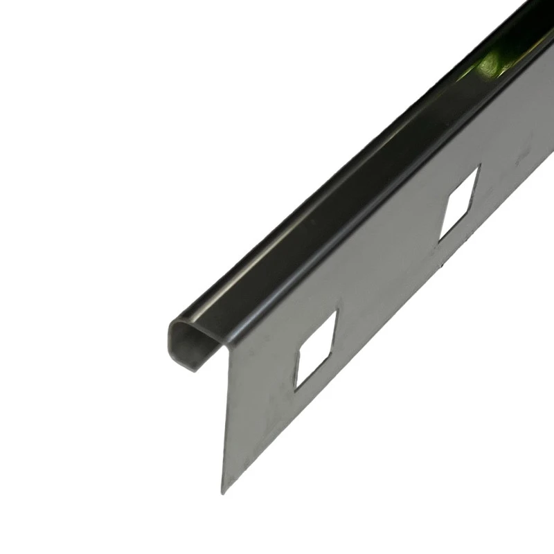 Profil inox colt exterior rotunjit 10x2700 mm gresie si faianta, crom oglinda