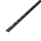 Profil inox colt exterior rotunjit 10x2700 mm gresie si faianta, negru oglinda