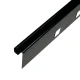 Profil inox colt exterior rotunjit 10x2700 mm gresie si faianta, negru oglinda