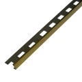 Profil terminație gresie și faianță, drept, 10 mm, inox auriu brush