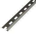 Profil terminatie gresie faianta, drept, 10 mm, inox, crom oglinda