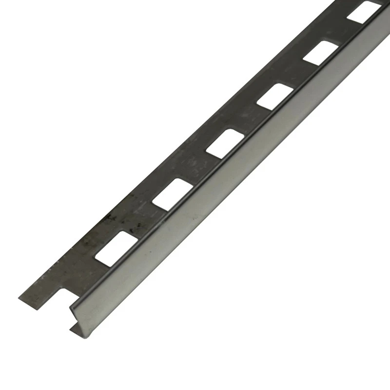 Profil terminatie gresie faianta, drept, 10 mm, inox, crom oglinda