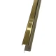 Profil inox, terminatie trepte gresie, 10x30 mm, auriu brush, antiderapant
