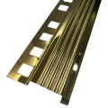 Profil inox, terminatie treapta gresie 10x30 mm, auriu oglinda, antiderapant