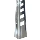 Profil terminatie gresie faianta, drept, 10 mm, inox, crom oglinda