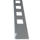 Profil terminatie gresie faianta, drept, 10 mm, inox, crom oglinda