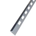 Profil terminatie gresie faianta, drept, 10 mm, inox, crom oglinda