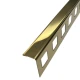 Profil terminatie gresie faianta, drept, 10 mm, inox, auriu lucios