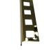 Profil terminatie gresie faianta, drept, 10 mm, inox, auriu lucios