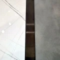 Profil trecere T inox 30x9x2700 mm negru mat / periat - la nivel