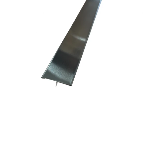 Profil trecere T inox 30x9x2700 mm crom periat - la nivel