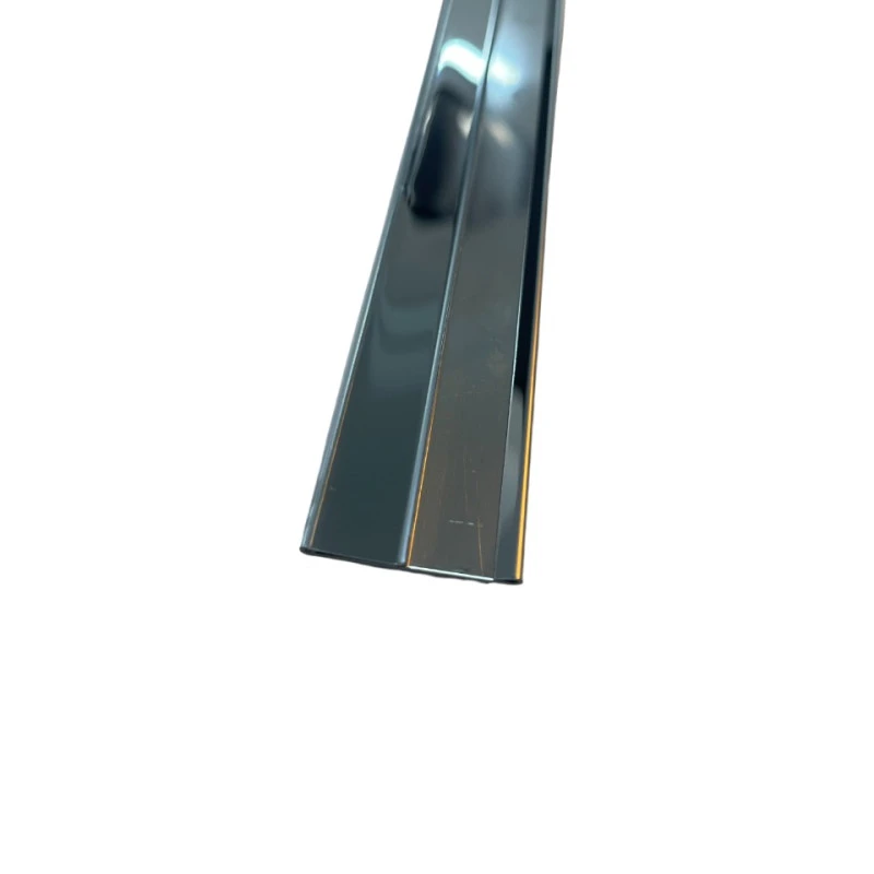 Profil trecere T inox 30x9x2700 mm crom lucios - la nivel