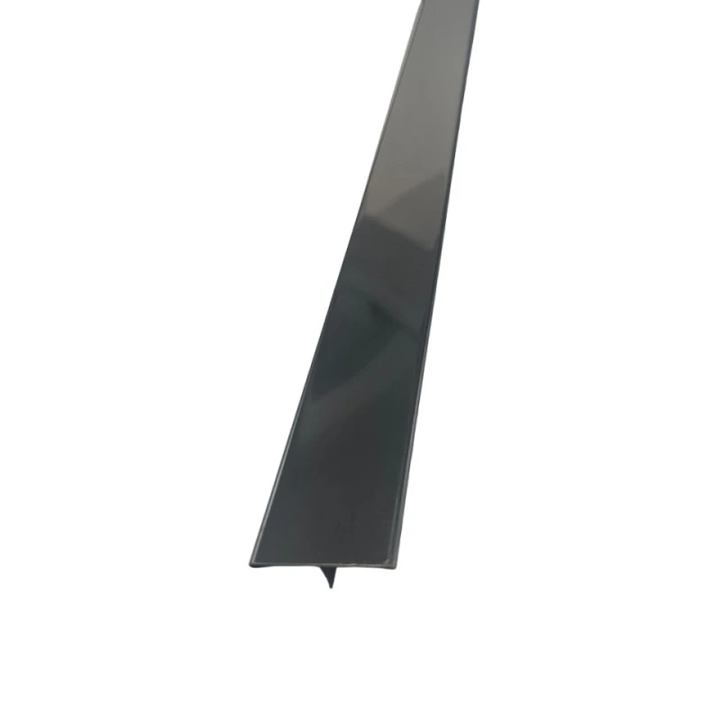 Profil trecere T inox 30x9x2700 mm negru lucios