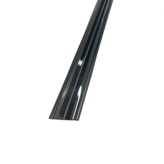 Profil trecere T inox 30x9x2700 mm negru lucios