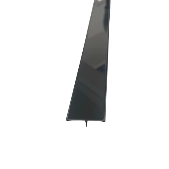 Profil trecere T inox 30x9x2700 mm negru lucios