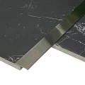 Profil trecere T inox 30x9x2700 mm negru mat / periat - la nivel