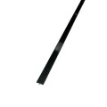 Profil trecere T inox 15x9x2700 mm negru mat / periat - la nivel