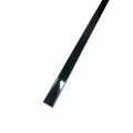 Profil trecere T inox 15x9x2700 mm negru lucios - la nivel