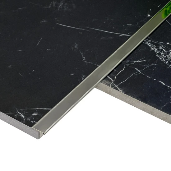 Profil trecere T inox 15x9x2700 mm crom lucios - la nivel