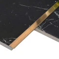 Profil trecere T inox 15x9x2700 mm cupru mat / periat - la nivel