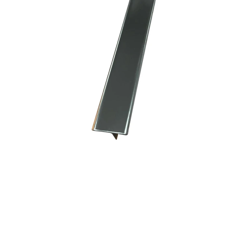 Profil trecere T inox 15x9x2700 mm crom lucios - la nivel