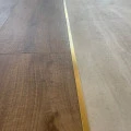 Profil trecere T inox 15x9x2700 mm auriu mat / periat - la nivel - PT15AB
