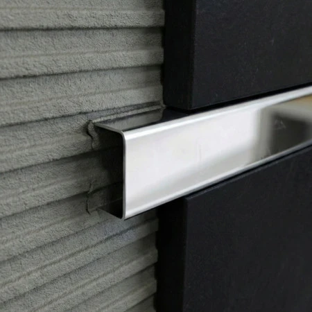 Profil U inox 15 x 9 mm crom lucios 2.7 m