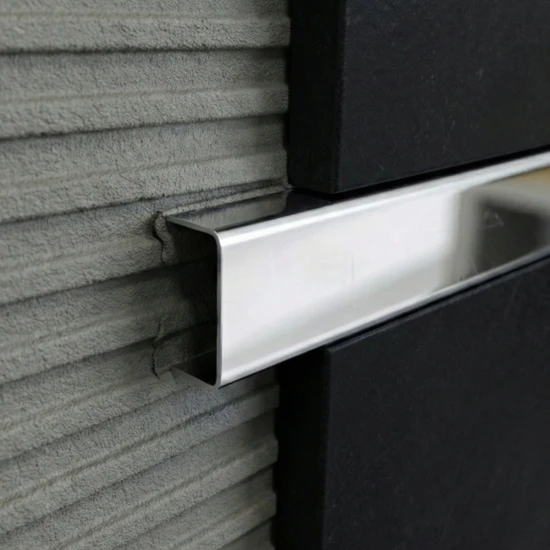 Profil U inox 15x9x2700 mm crom lucios
