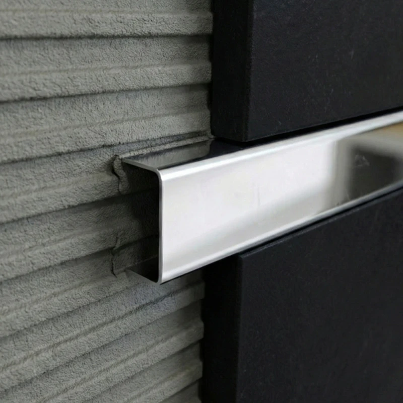 Profil U inox 15x9x2700 mm crom lucios