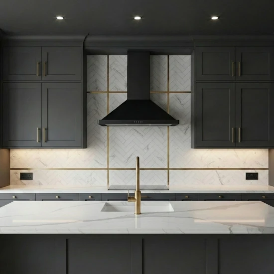 Profil U auriu mat (satinat) inox 15 x 9 x 2700 mm