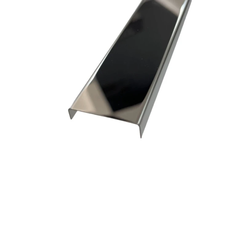 Profil U, inox, crom oglinda 30x9x2700 mm