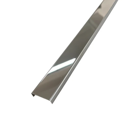Profil U, inox, crom oglinda 30x9x2700 mm