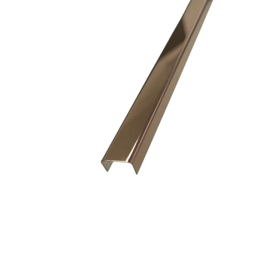 Profil U cupru lucios 15x9x2700 mm - brau inox fainata