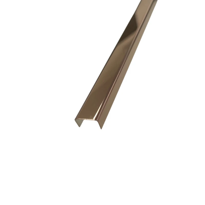 Profil U cupru lucios 15x9x2700 mm - brau inox fainata