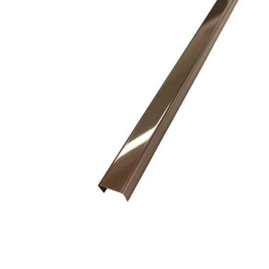 Profil U cupru lucios 15x9x2700 mm - brau inox fainata