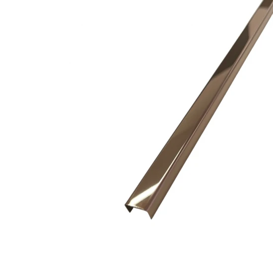 Profil U cupru lucios 15x9x2700 mm - brau inox fainata